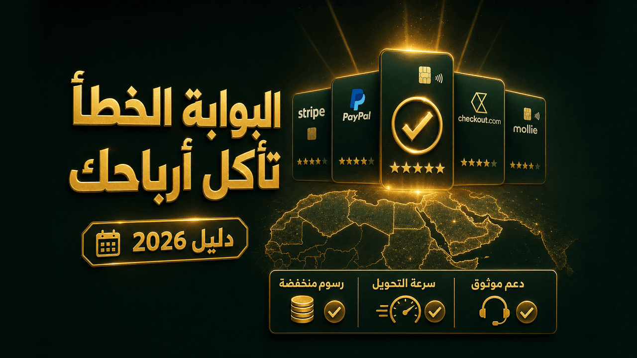 أفضل بوابات الدفع للمتاجر العربية (معايير الاختيار 2026)