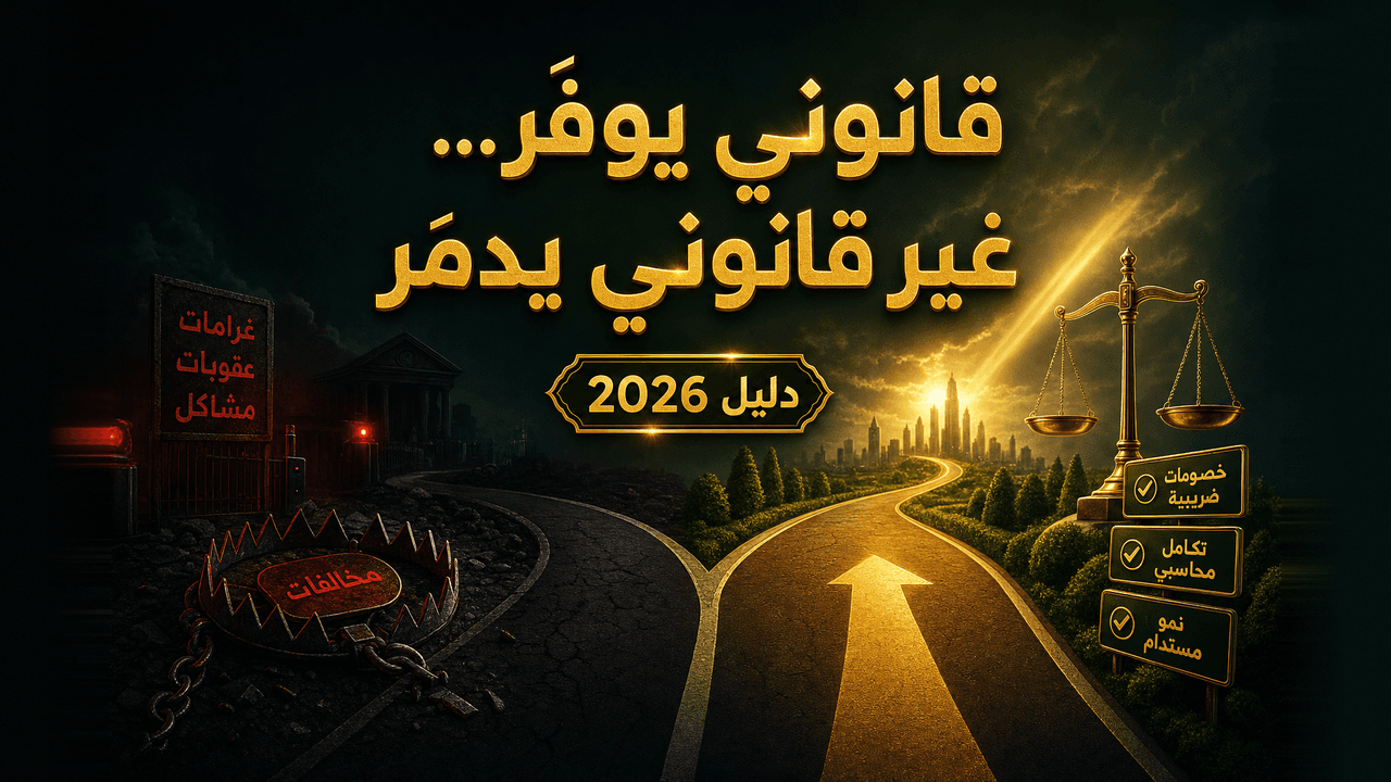 الفرق بين التهرب الضريبي والتحسين الضريبي لأصحاب المتاجر 2026