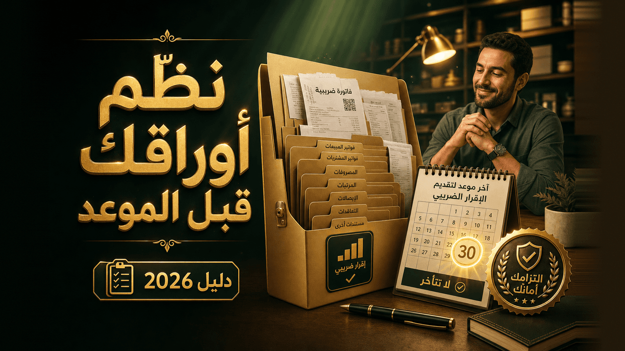 الإقرار الضريبي لأصحاب المتاجر الإلكترونية (دليل توعوي 2026)