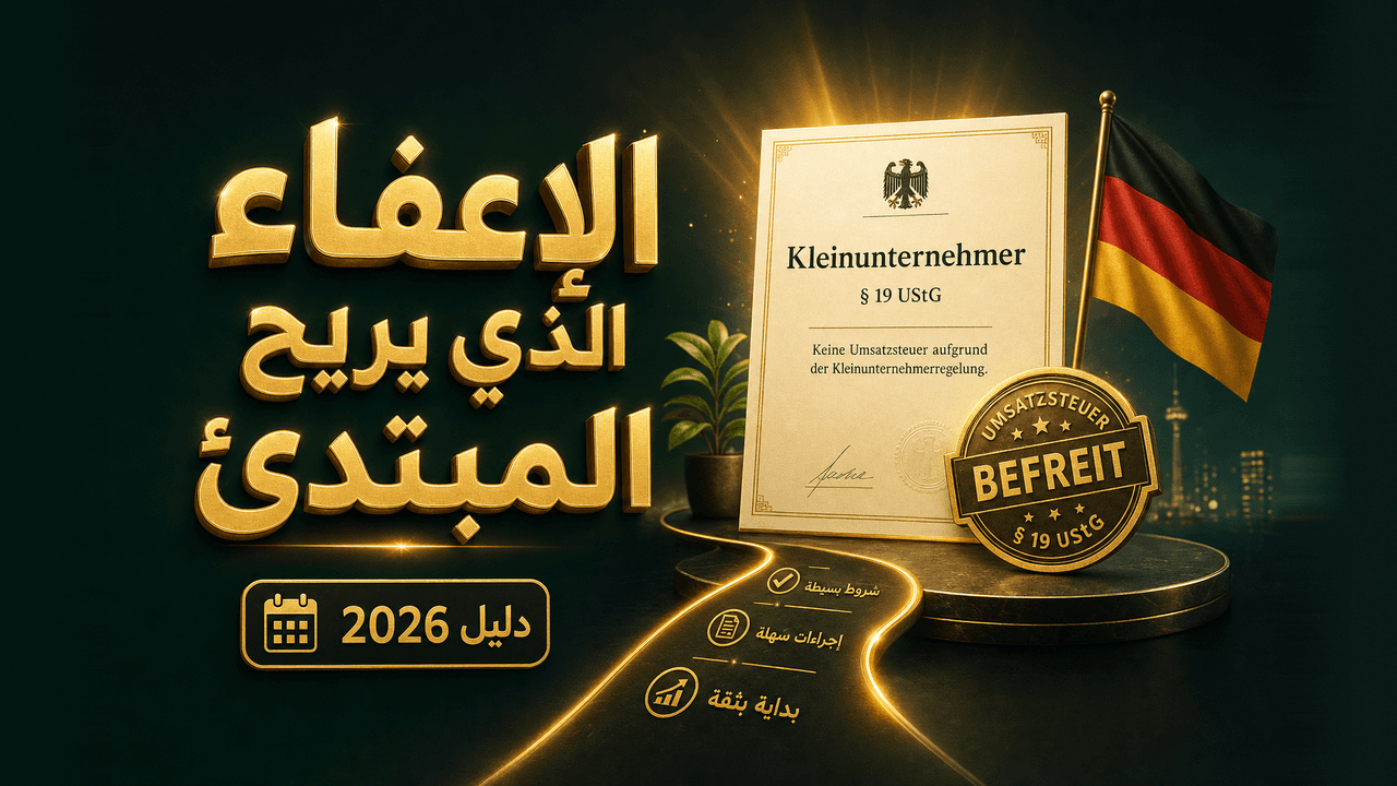 ضريبة Kleinunternehmer للدروبشيبينغ في ألمانيا (دليل 2026)