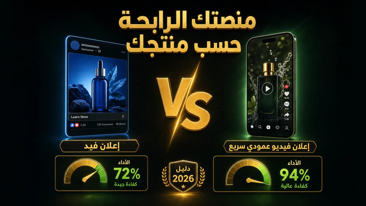 إعلانات فيسبوك أم تيك توك: أيهما أفضل لمنتجي؟ 2026