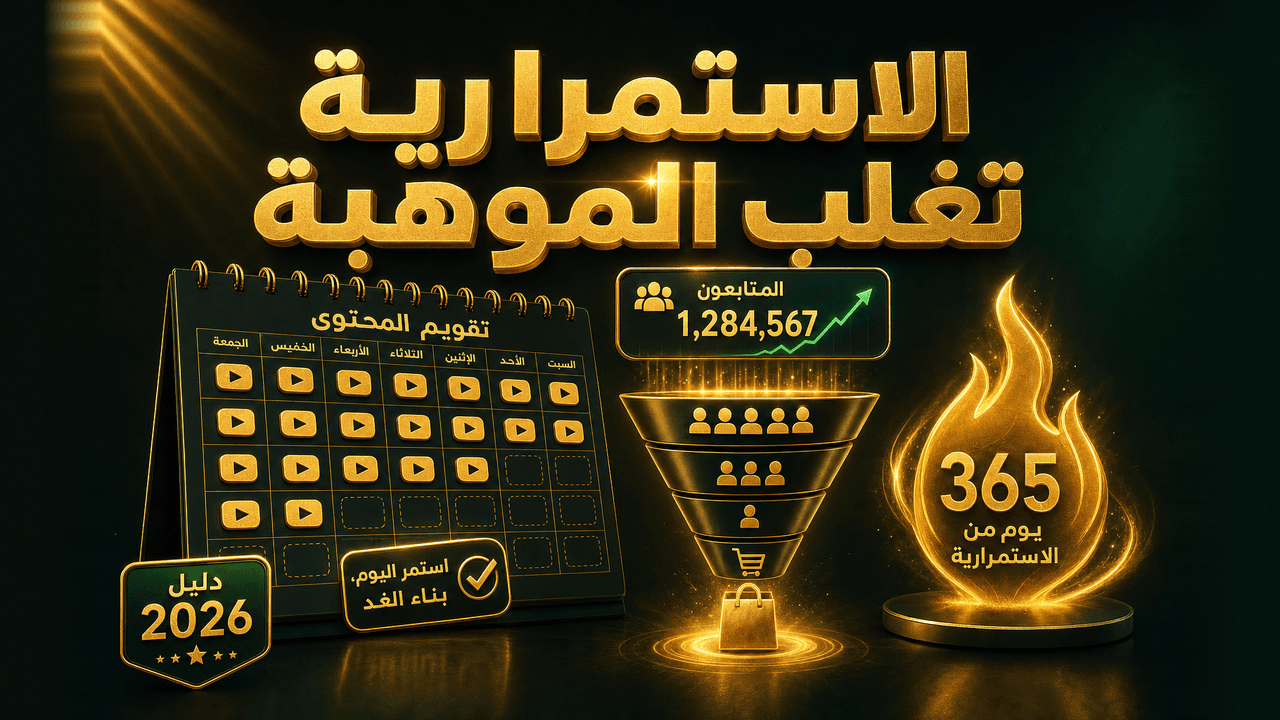 كم فيديو يومياً أنشر لأبني جمهوراً يشتري؟ 2026