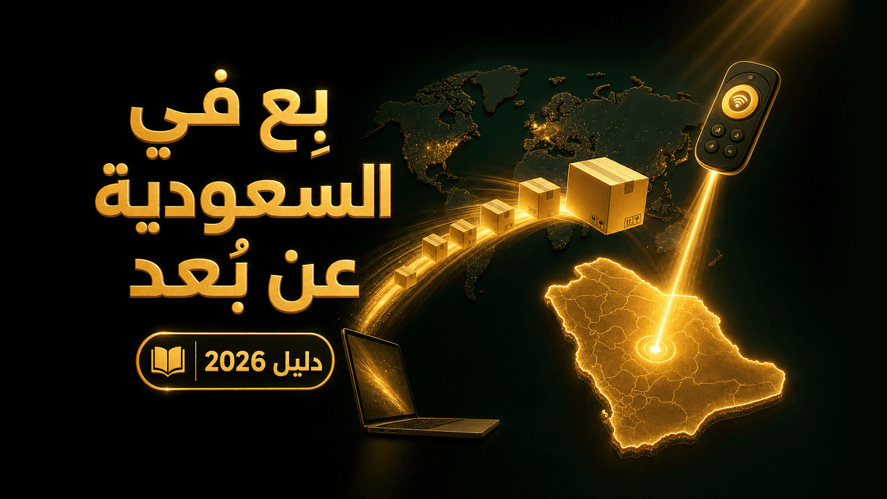 كيف أبيع في السوق السعودي وأنا خارج السعودية؟ 2026