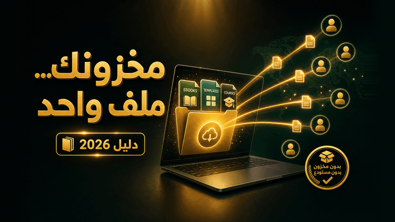 كيف أبيع منتجات رقمية بدون مخزون؟ (دليل 2026)