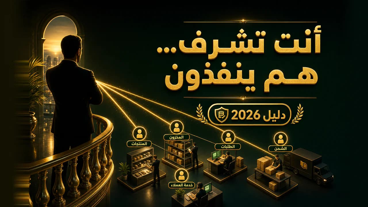 كيف أبني فريقاً يدير متجري وأنا أشرف فقط؟ 2026