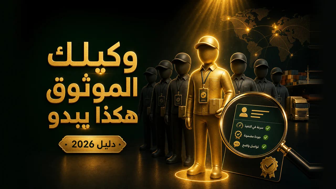 كيف أختار وكيل شحن (Agent) موثوق؟ 2026