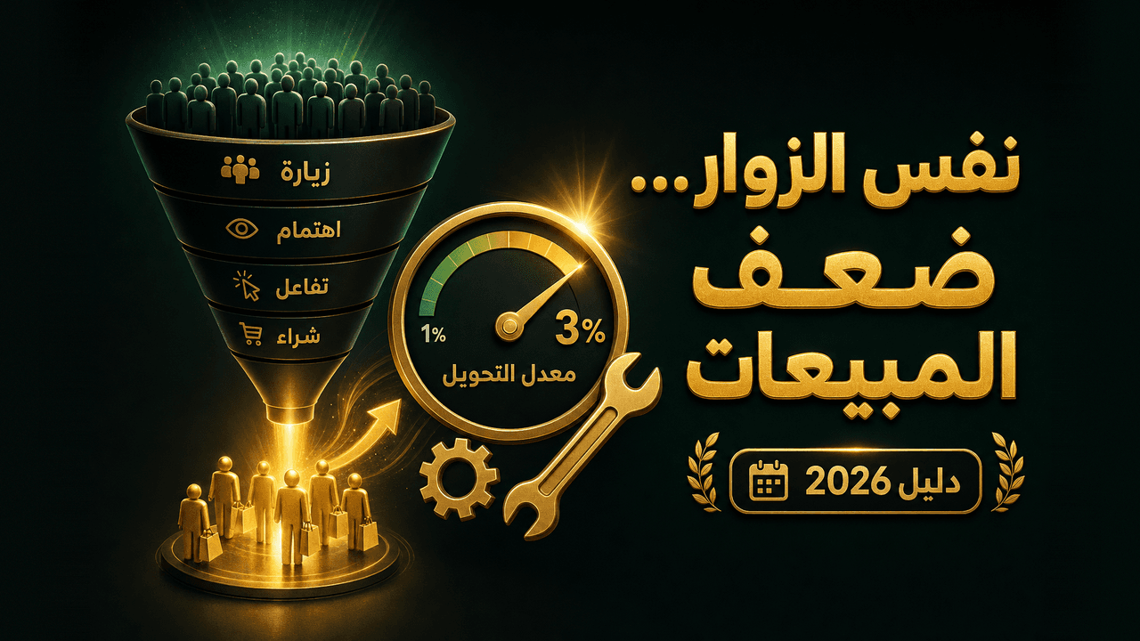 كيف أرفع معدّل التحويل في متجري؟ (دليل عملي 2026)