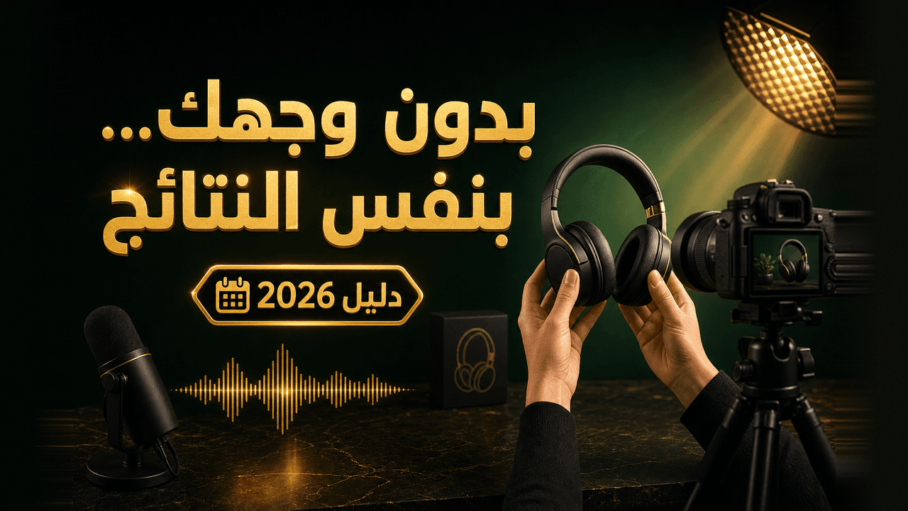 كيف أصنع فيديو إعلاني يبيع بدون ظهور وجهي؟ 2026