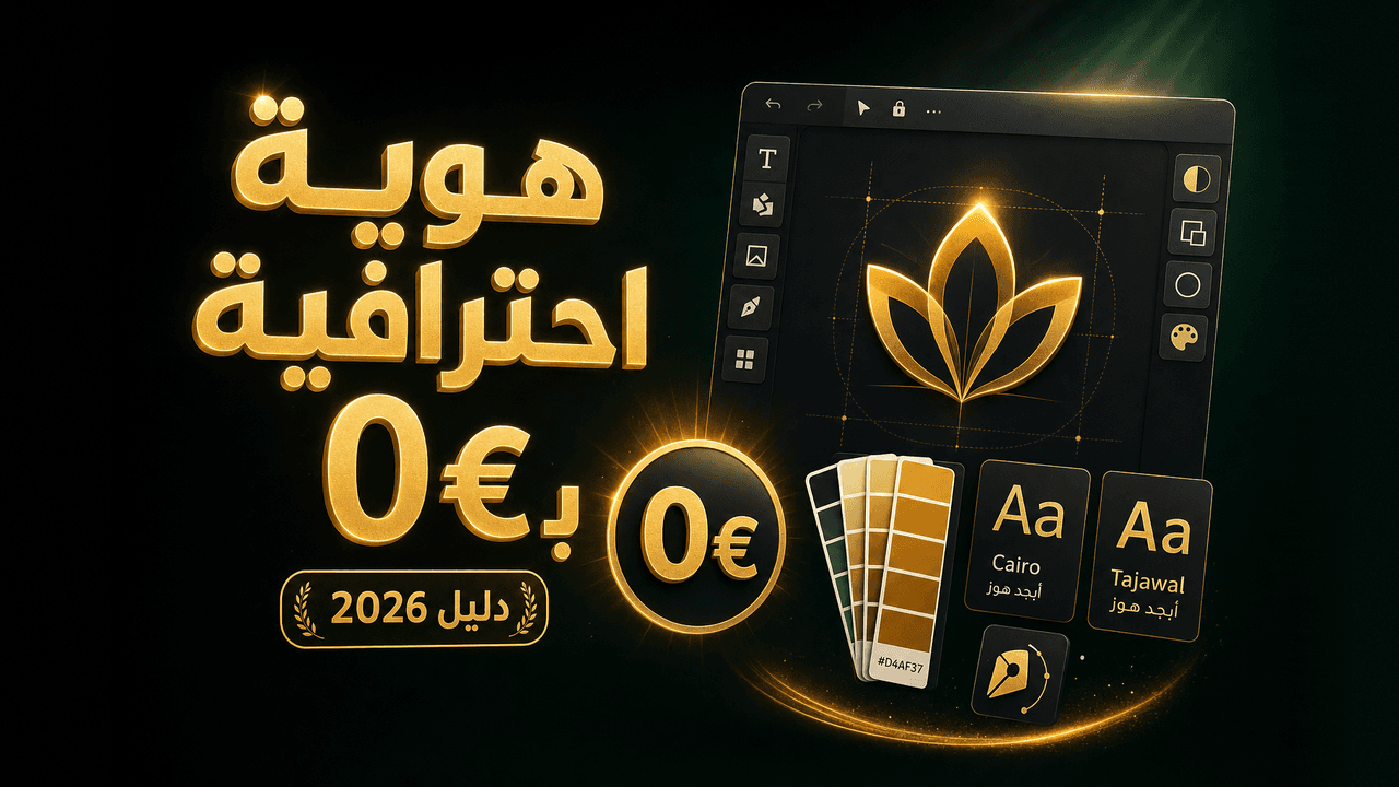 كيف أنشئ لوغو وهوية بصرية لماركتي مجاناً؟ 2026