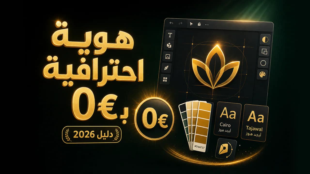 كيف أنشئ لوغو وهوية بصرية لماركتي مجاناً؟ 2026
