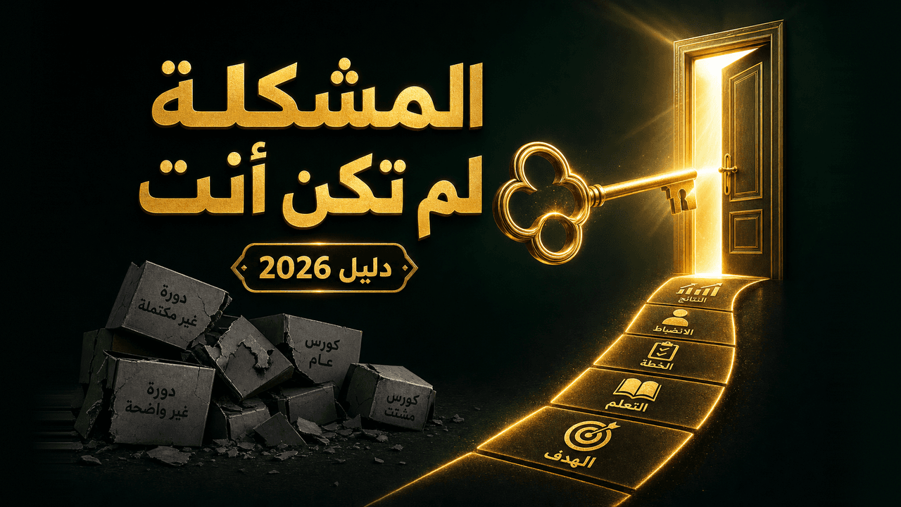 لماذا فشلت مع دورات سابقة؟ وكيف تختلف المرة القادمة؟ 2026