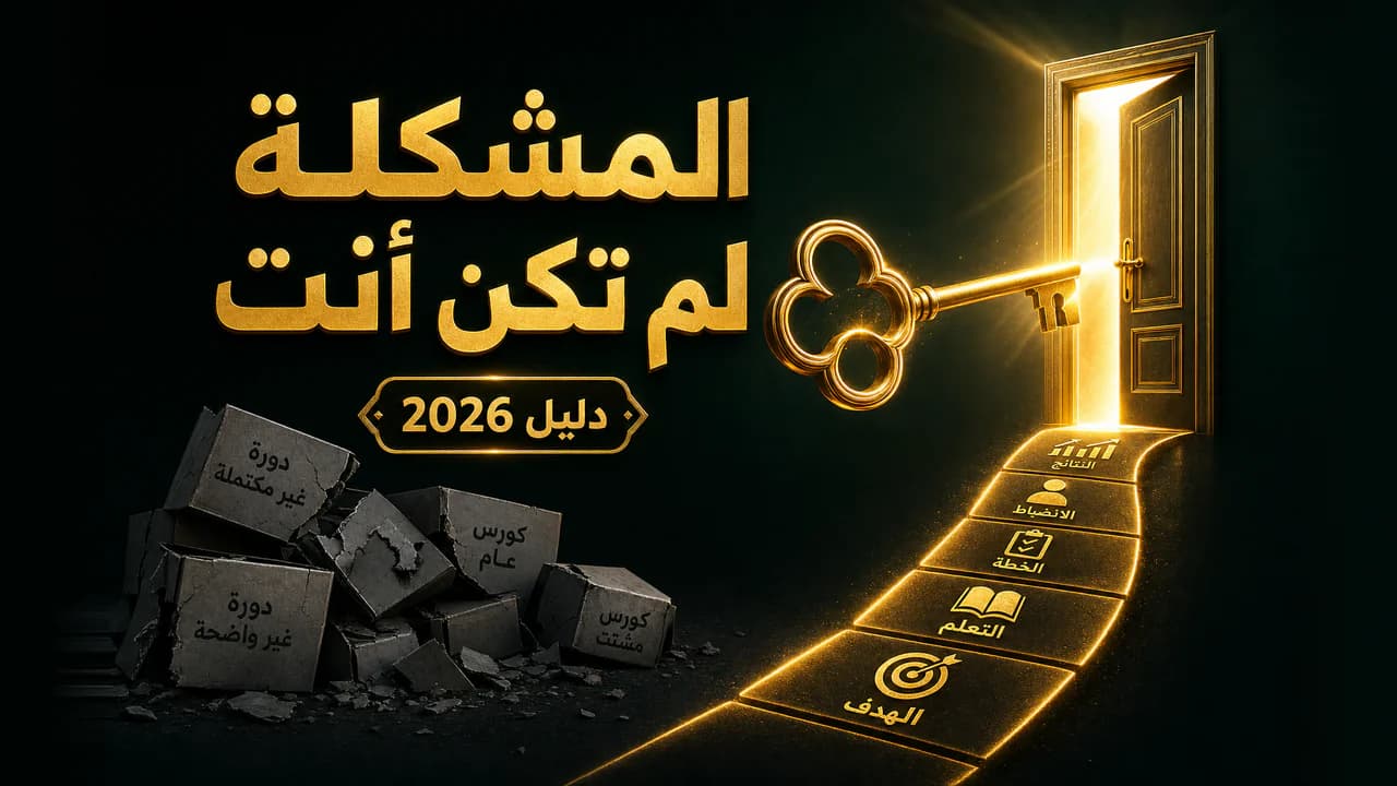 لماذا فشلت مع دورات سابقة؟ وكيف تختلف المرة القادمة؟ 2026