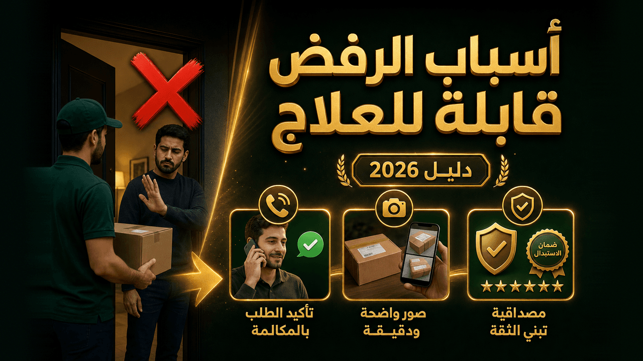 لماذا يرفض العملاء الدفع عند الاستلام؟ (وكيف تعالجه 2026)