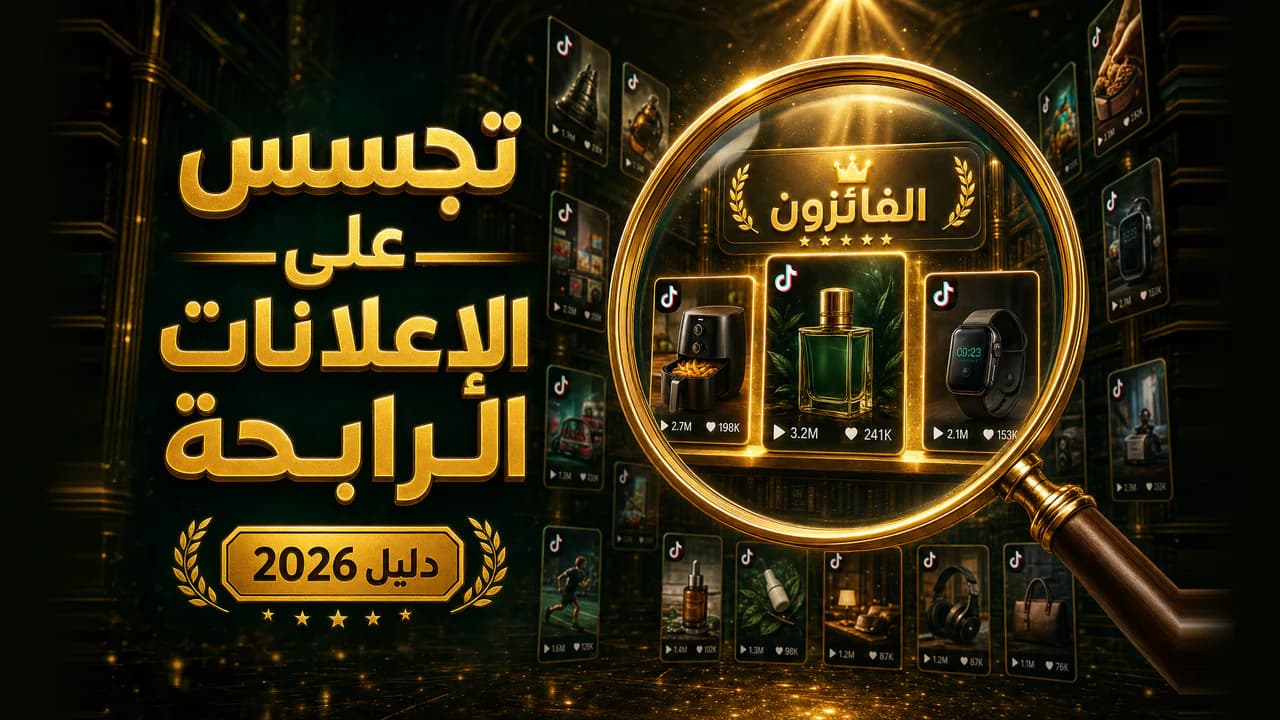 مكتبة إعلانات تيك توك: كيف تجد المنتجات الرابحة؟ (2026)