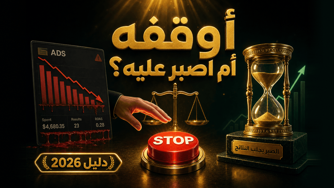 متى أوقف إعلاناً خاسراً؟ ومتى أصبر عليه؟ 2026
