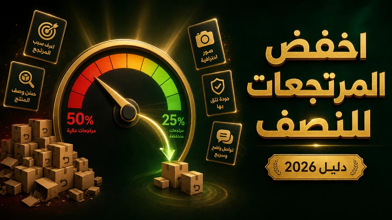 نسبة المرتجعات في الدفع عند الاستلام: كيف تفهمها وتخفّضها (2026)
