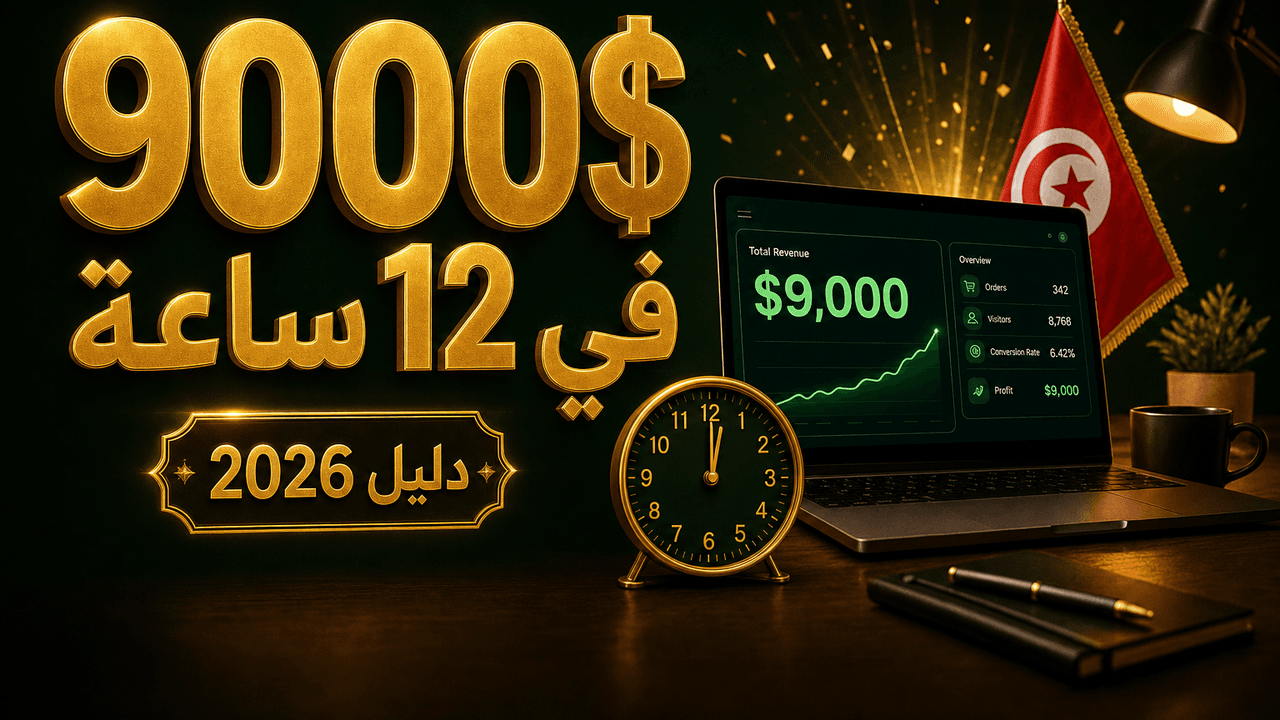 كيف حققت أم تونسية 9000$ في أقل من 12 ساعة؟ (قصة موثقة) 2026