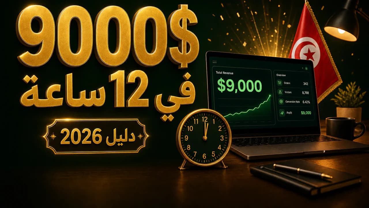 كيف حققت أم تونسية 9000$ في أقل من 12 ساعة؟ (قصة موثقة) 2026