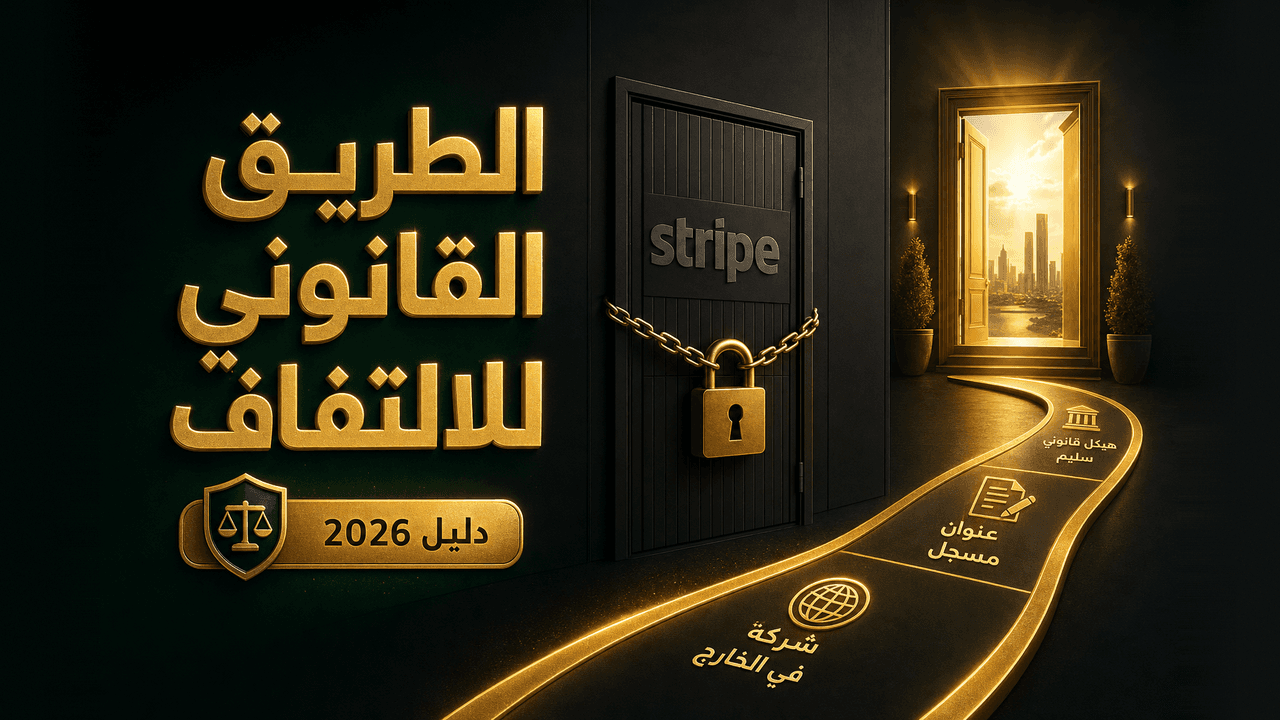 سترايب (Stripe): كيف أفتح حساباً وأنا في بلد غير مدعوم؟ 2026
