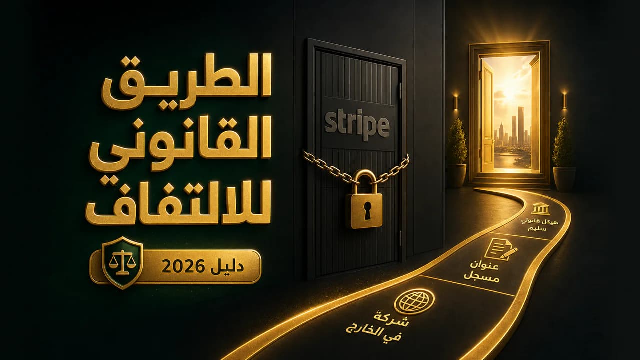 سترايب (Stripe): كيف أفتح حساباً وأنا في بلد غير مدعوم؟ 2026
