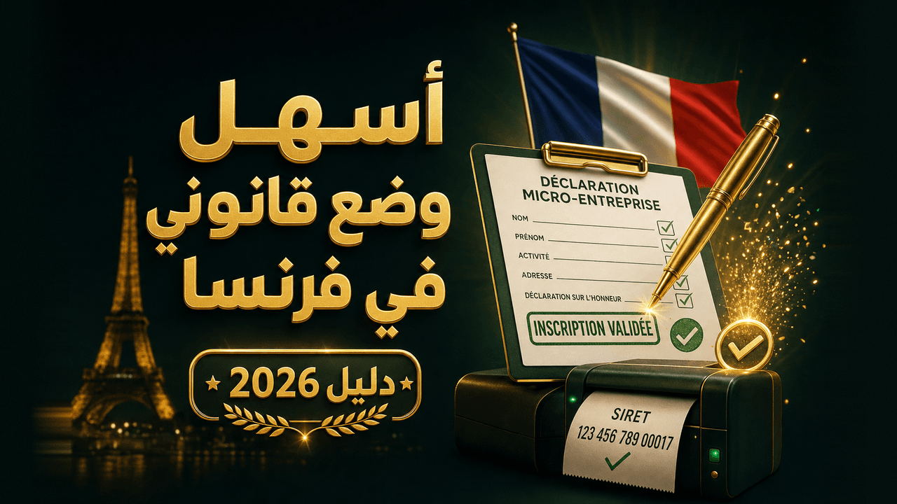 كيف تسجّل micro-entreprise لمتجر دروبشيبينغ؟ (دليل 2026)