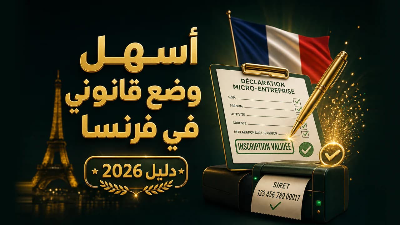 كيف تسجّل micro-entreprise لمتجر دروبشيبينغ؟ (دليل 2026)
