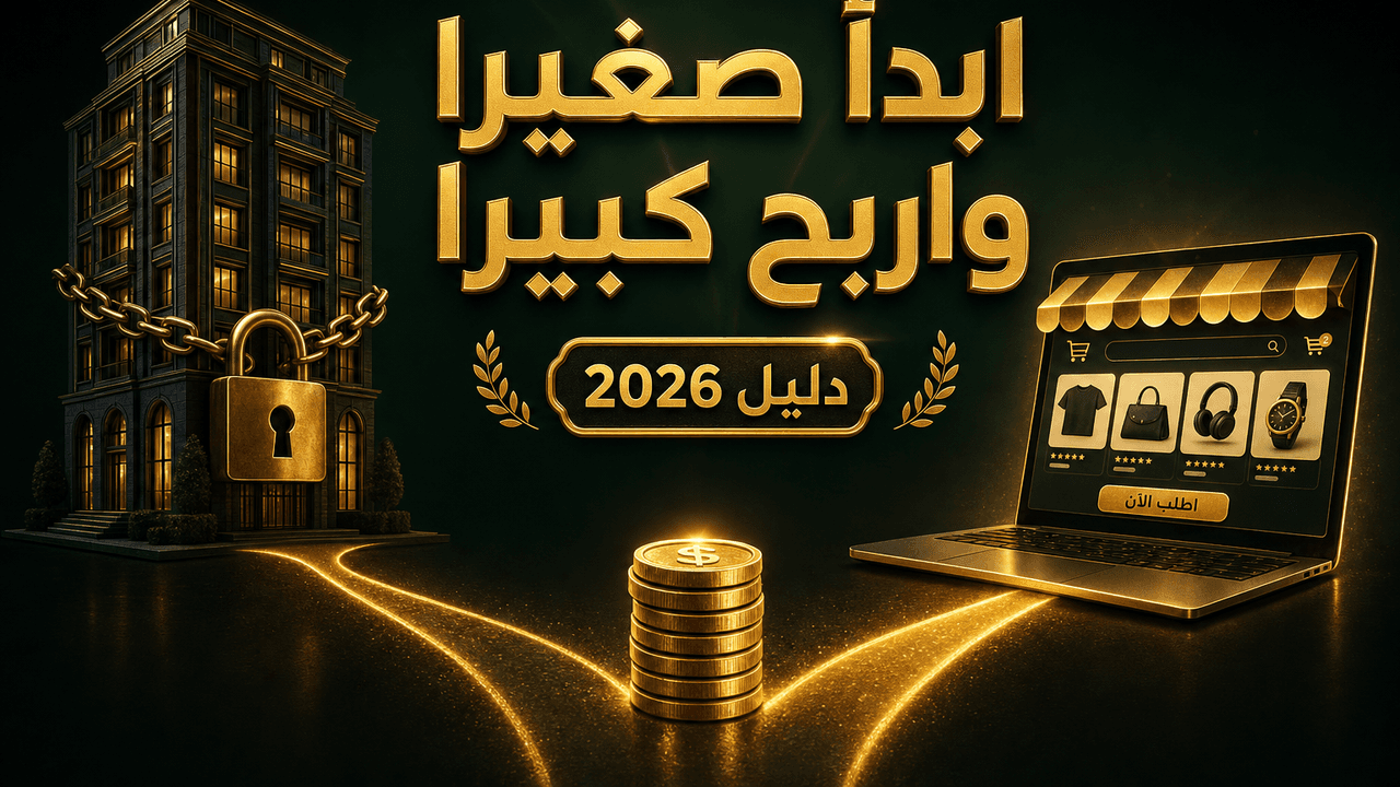 التجارة الإلكترونية أم العقارات للمبتدئ بميزانية صغيرة؟ 2026