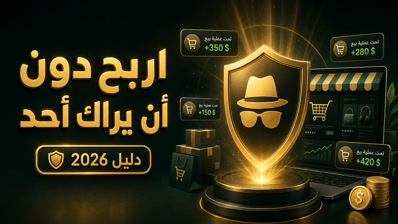 التجارة الإلكترونية بدون ظهور: للمحجبات ومن لا يريد الظهور 2026