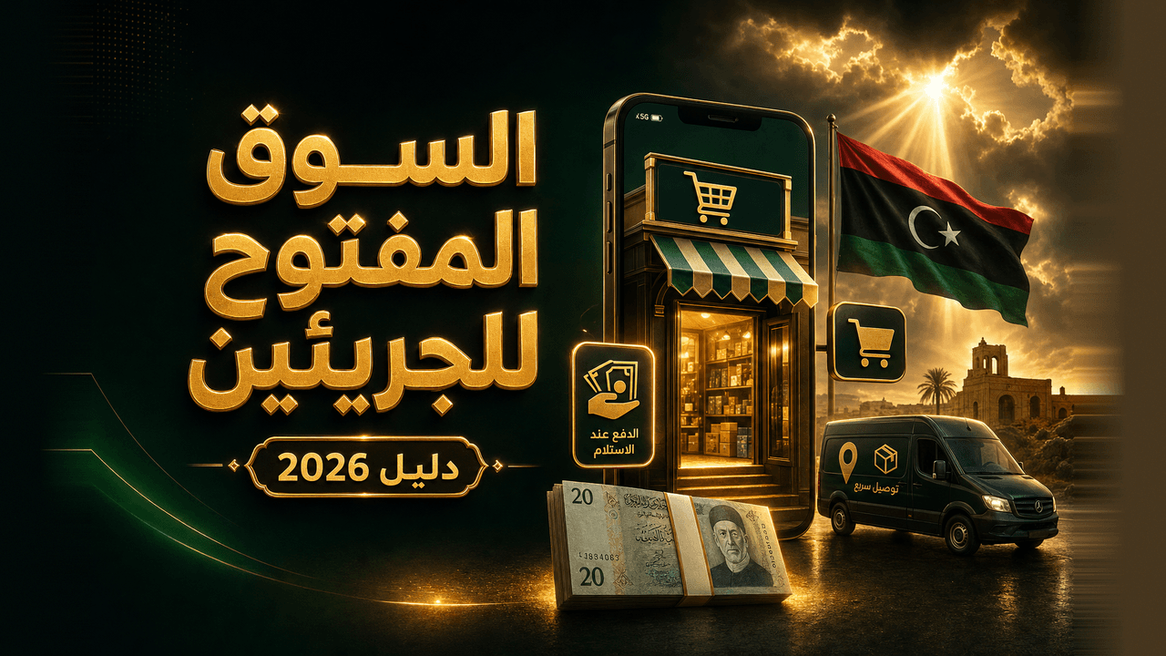 كيف تبدأ التجارة الإلكترونية في ليبيا؟ (دليل المبتدئ 2026)