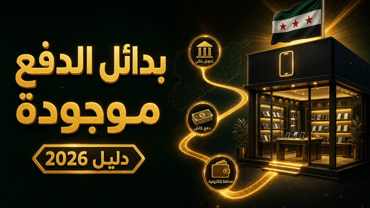 التجارة الإلكترونية في سوريا وبدائل الدفع (دليل 2026)